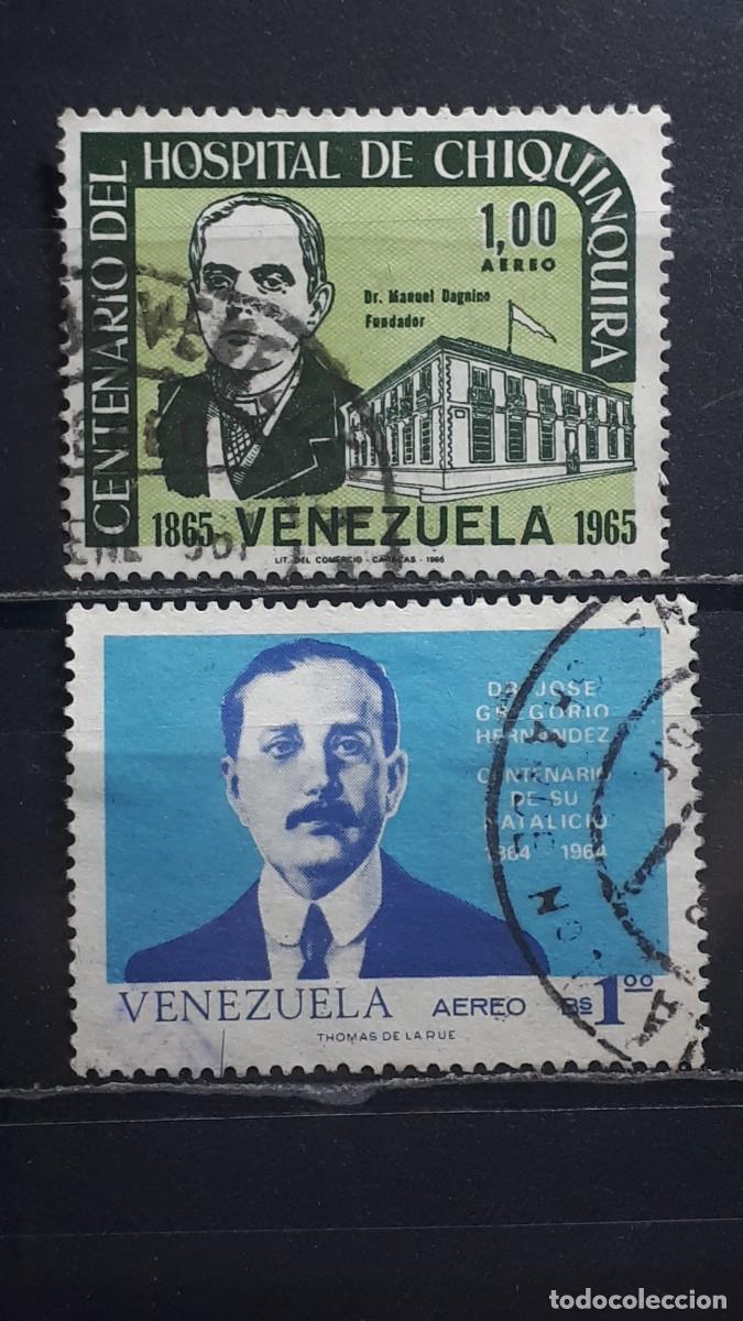 Sellos: VENEZUELA. A&Ntilde;O 1966. &deg;. Yvert A&eacute;reo 889/90