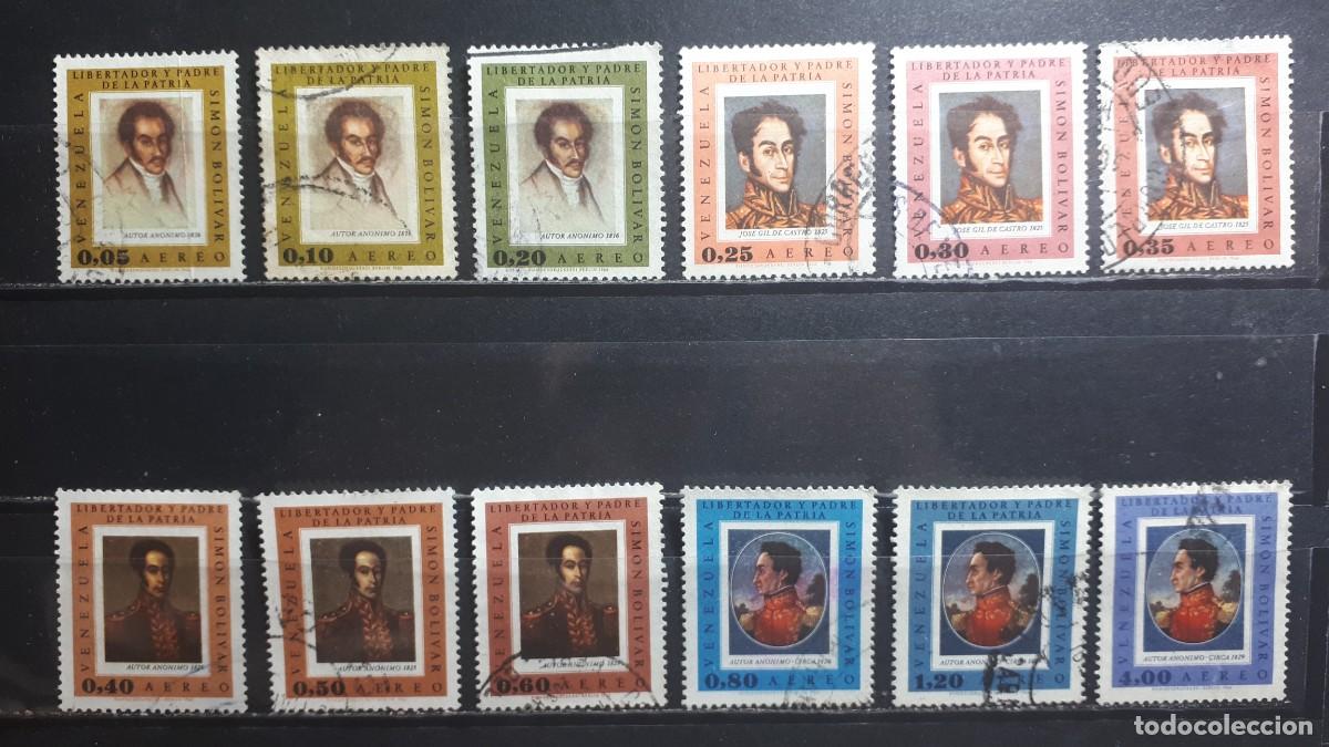 Sellos: VENEZUELA. A&Ntilde;O 1966. &deg;. Yvert A&eacute;reo 895/906