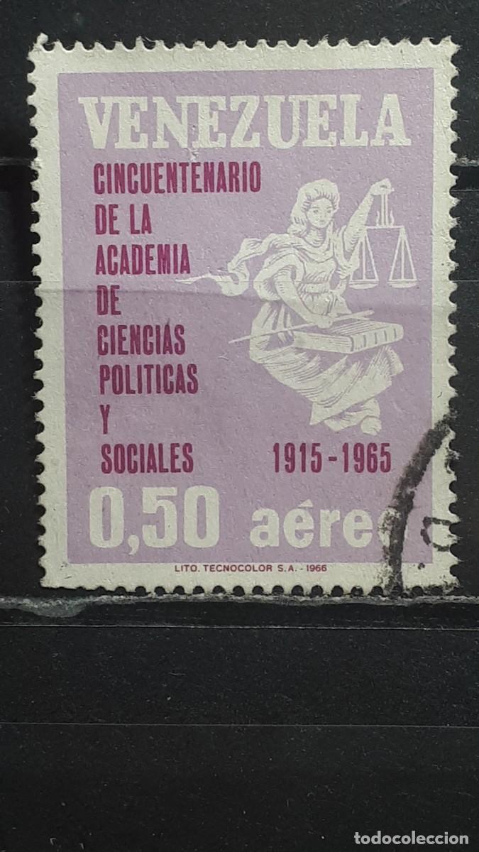 Sellos: VENEZUELA. A&Ntilde;O 1966. &deg;. Yvert A&eacute;reo 907