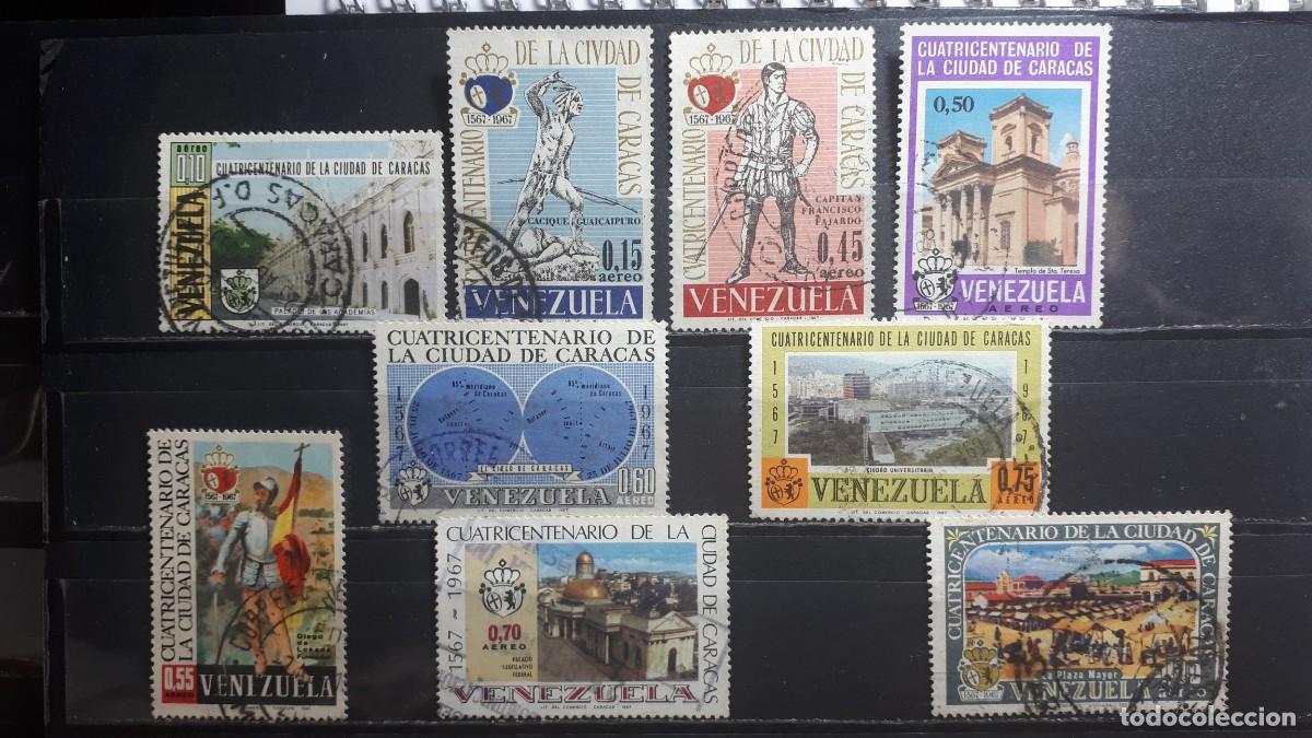 Sellos: VENEZUELA. A&Ntilde;O 1967. &deg;. Yvert A&eacute;reo 910/5, 917/8, 921