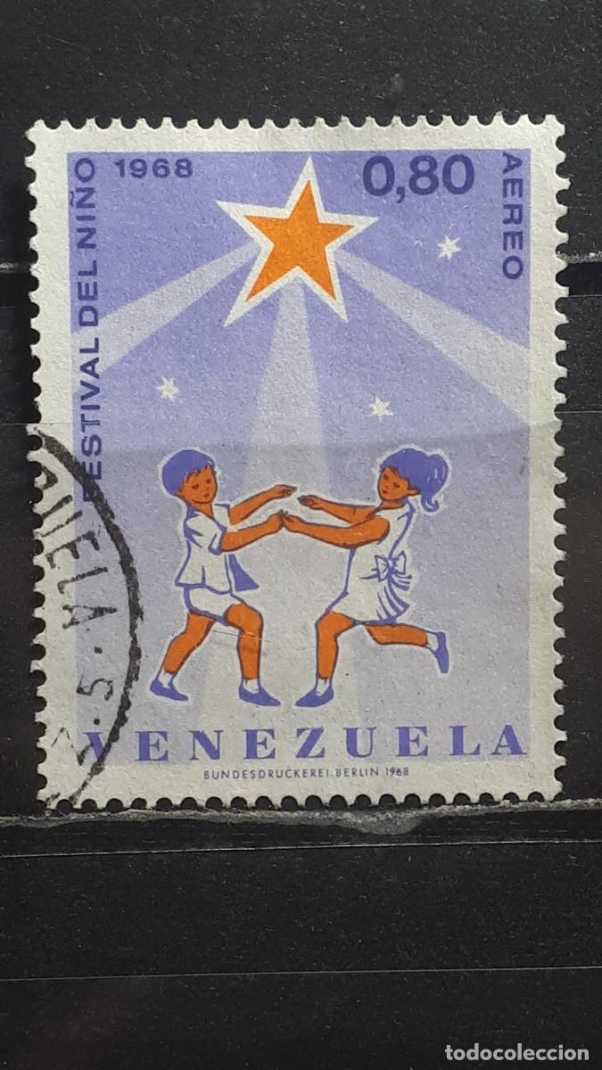 Sellos: VENEZUELA. A&Ntilde;O 1968. &deg;. Yvert A&eacute;reo 956