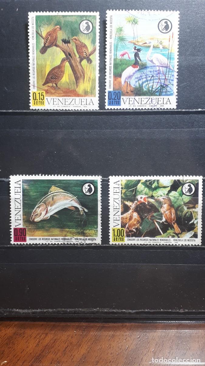 Sellos: VENEZUELA. A&Ntilde;O 1968. &deg;. Yvert A&eacute;reo 958/9, 961, 963