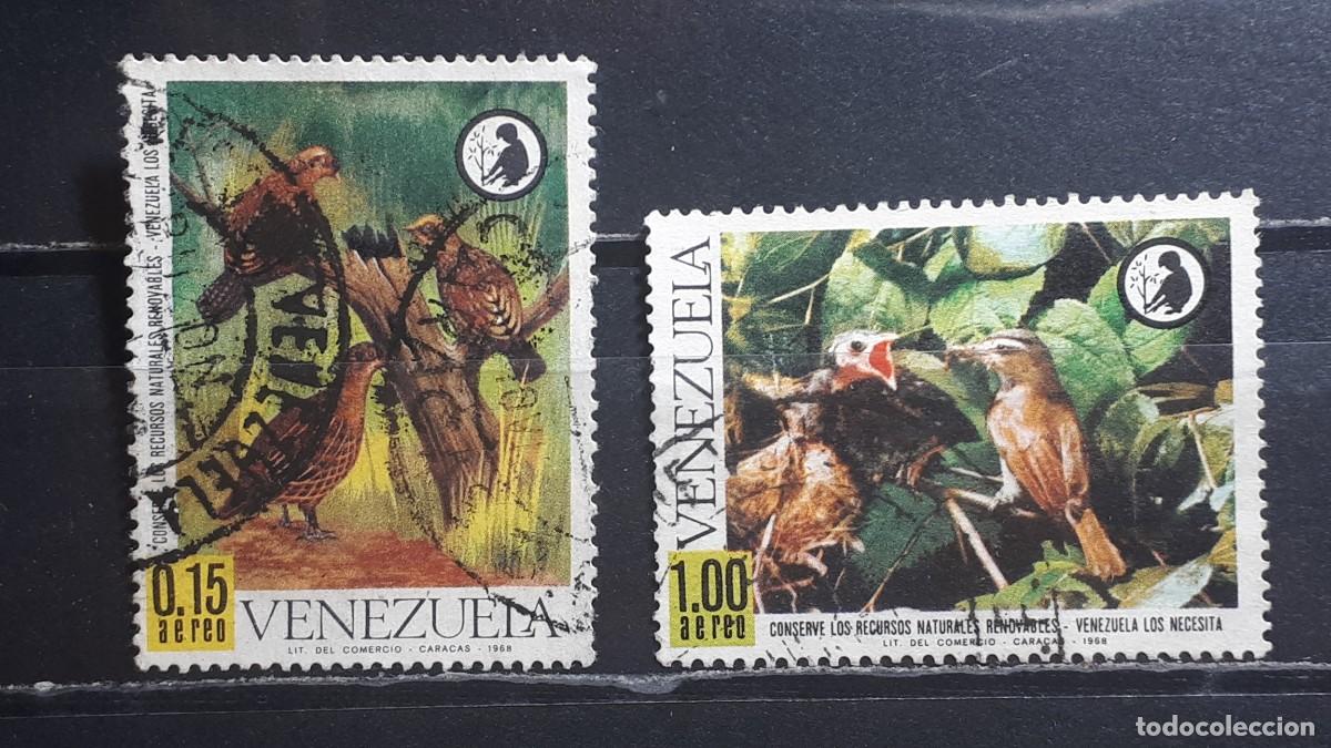 Sellos: VENEZUELA. A&Ntilde;O 1968. &deg;. Yvert A&eacute;reo 958, 963