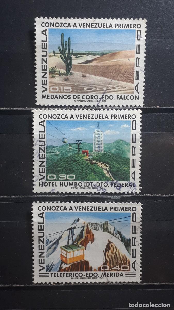 Sellos: VENEZUELA. A&Ntilde;O 1969. &deg;. Yvert A&eacute;reo 964/6