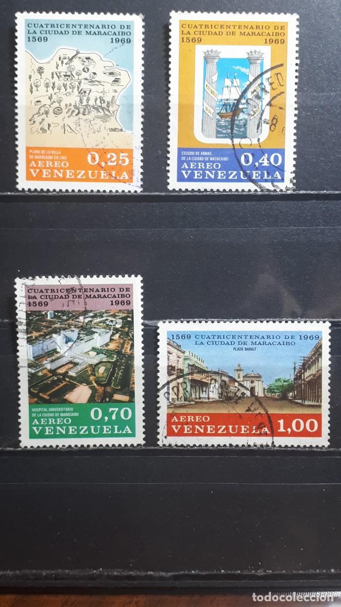 Sellos: VENEZUELA. A&Ntilde;O 1969. &deg;. Yvert A&eacute;reo 972/4, 976