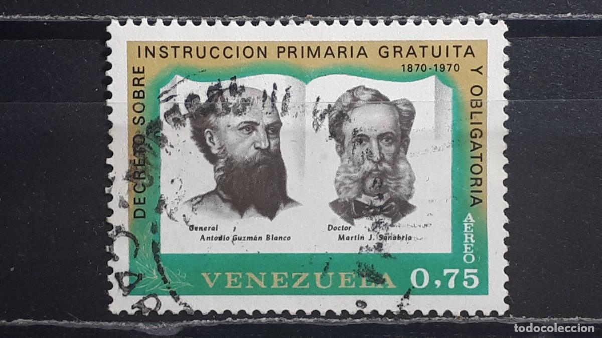 Sellos: VENEZUELA. A&Ntilde;O 1970. &deg;. Yvert A&eacute;reo 992
