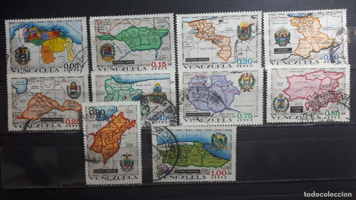 Sellos: VENEZUELA. A&Ntilde;O 1970. &deg;. Yvert A&eacute;reo 993/7, 999, 1002/5
