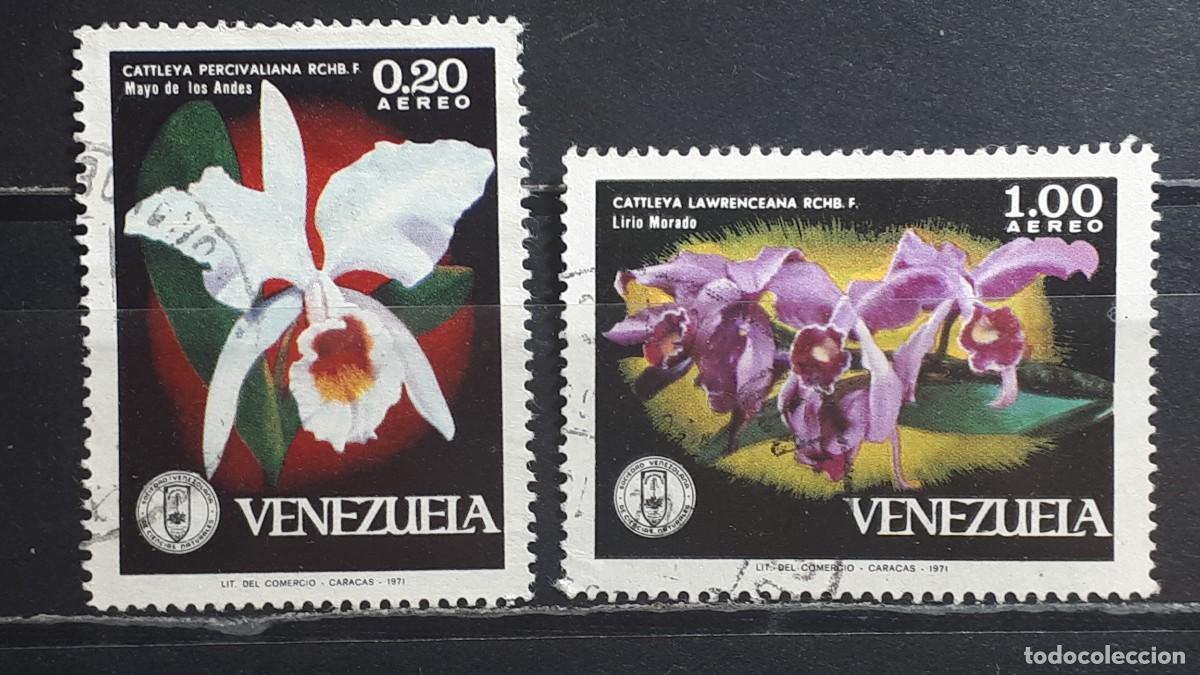 Sellos: VENEZUELA. A&Ntilde;O 1971. &deg;. Yvert A&eacute;reo 1016, 1020