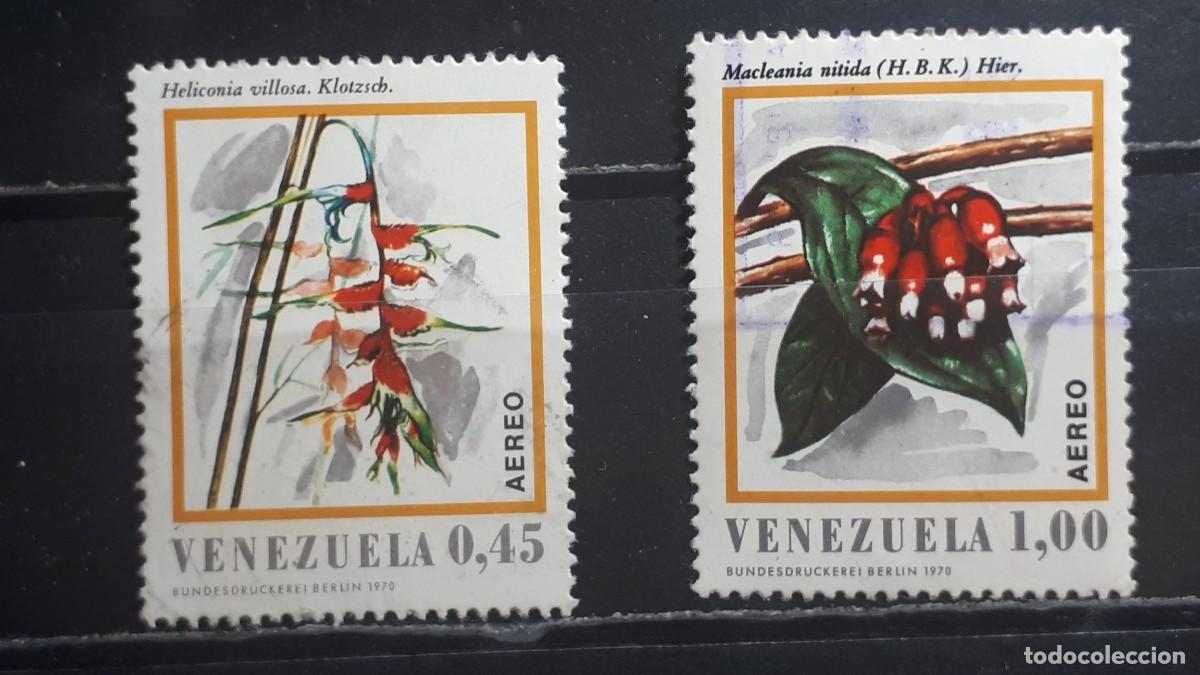 Sellos: VENEZUELA. A&Ntilde;O 1970. &deg;. Yvert A&eacute;reo 1009/10