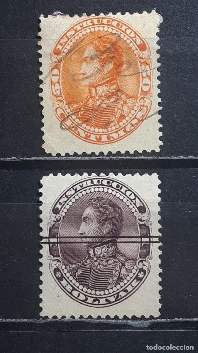 Sellos: VENEZUELA. A&Ntilde;O 1893. &deg;. Yvert FISCAL 63/4