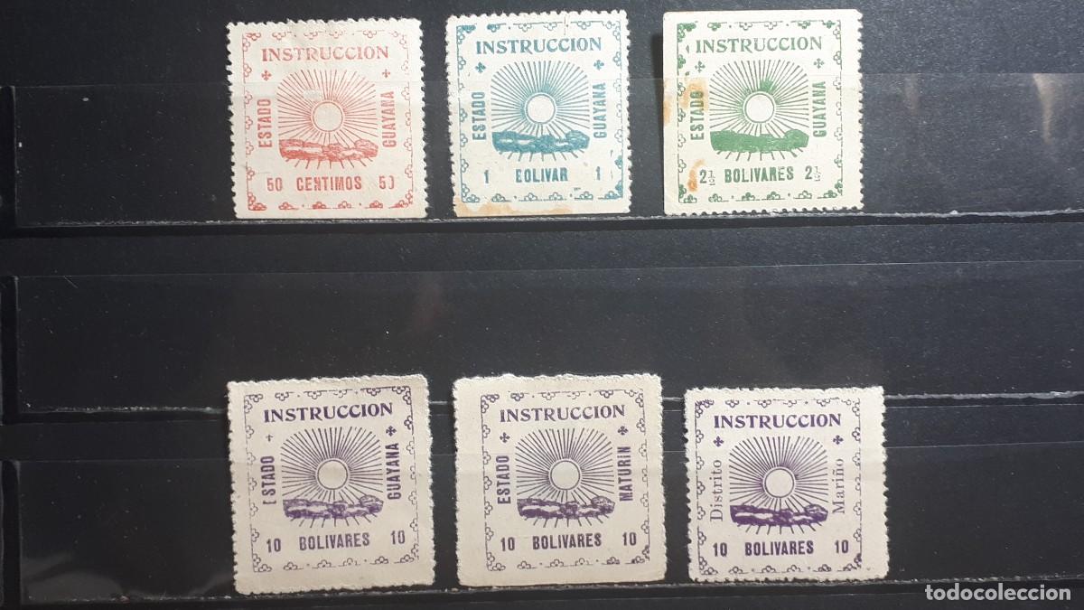 Sellos: VENEZUELA. A&Ntilde;O 1903. *. Yvert FISCAL 93/5, 97a/99