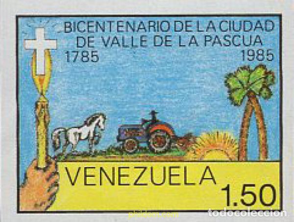 Sellos: 638244 MNH VENEZUELA 1985 BICENTENARIO DE LA FUNDACION DE VALLE DE LA PASCUA