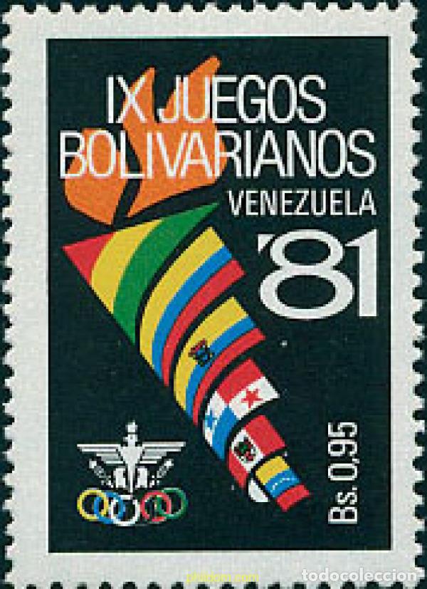 Sellos: 27125 MNH VENEZUELA 1981 9 JUEGOS BOLIVARIANOS