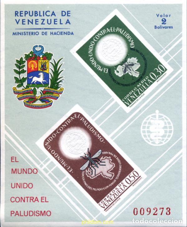 Sellos: 89198 MNH VENEZUELA 1962 MOSQUITOS