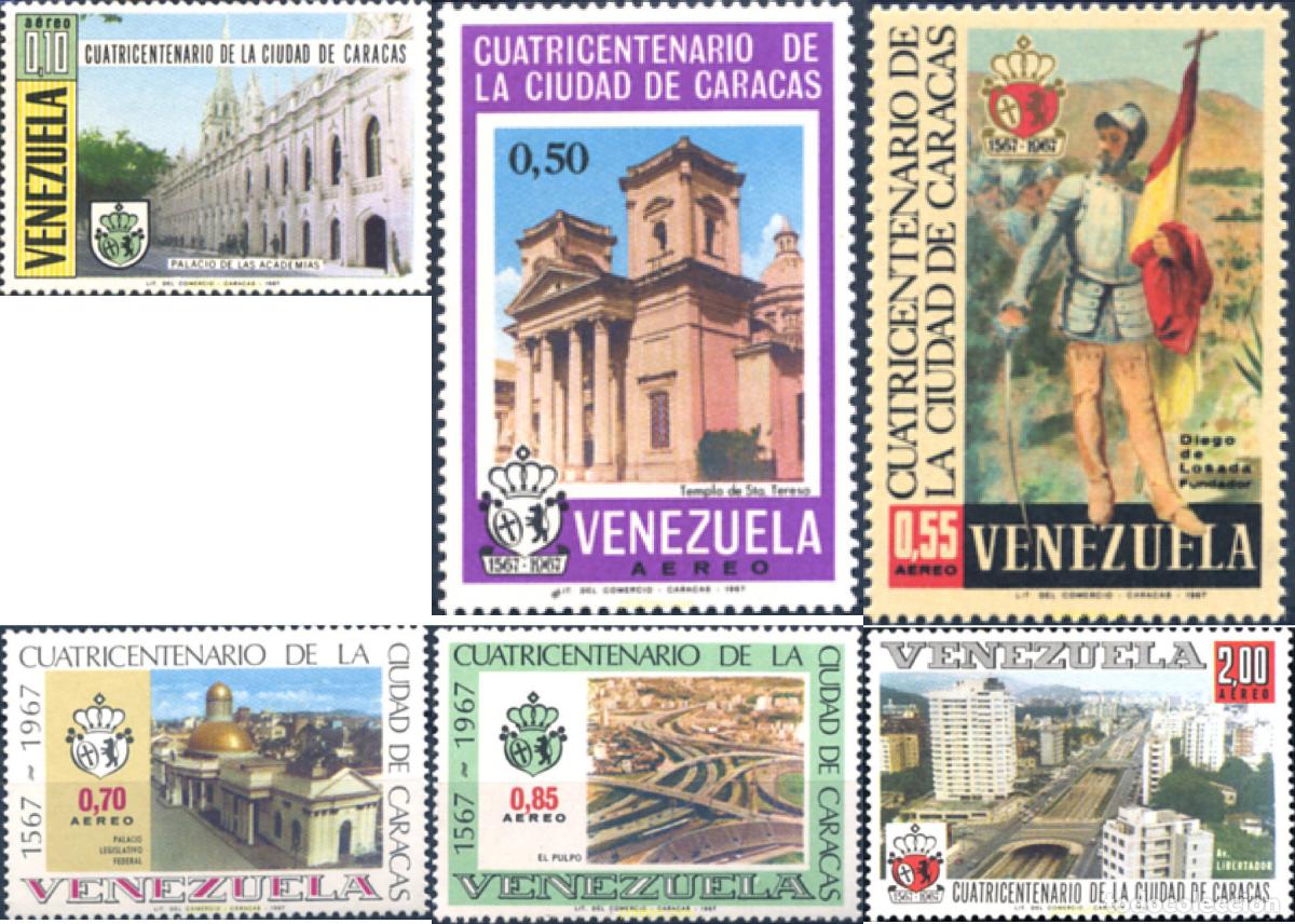 Sellos: 679565 MNH VENEZUELA 1967 4 CENTENARIO DE CARACAS