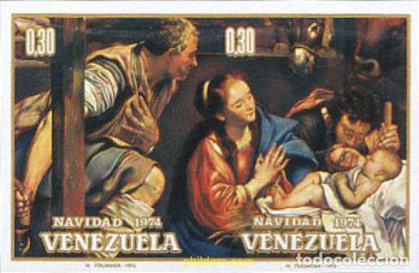 Sellos: 221823 MNH VENEZUELA 1974 NAVIDAD