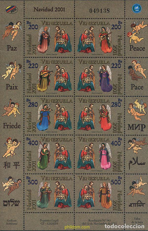 Sellos: 178820 MNH VENEZUELA 2001 NAVIDAD
