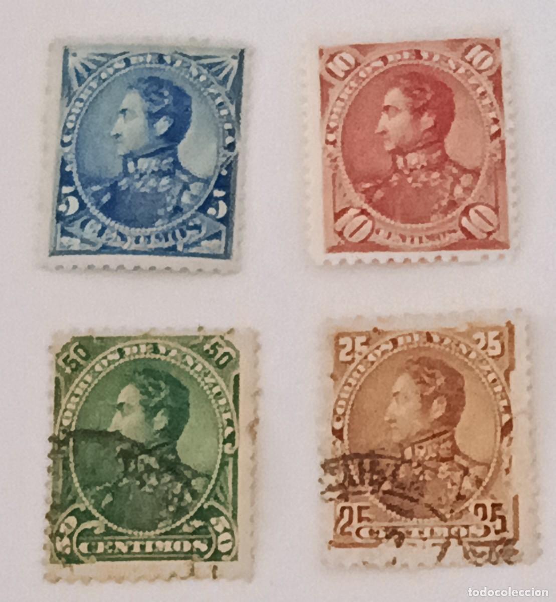 Sellos: Sellos Venezuela 1882. Sim&oacute;n Bol&iacute;var