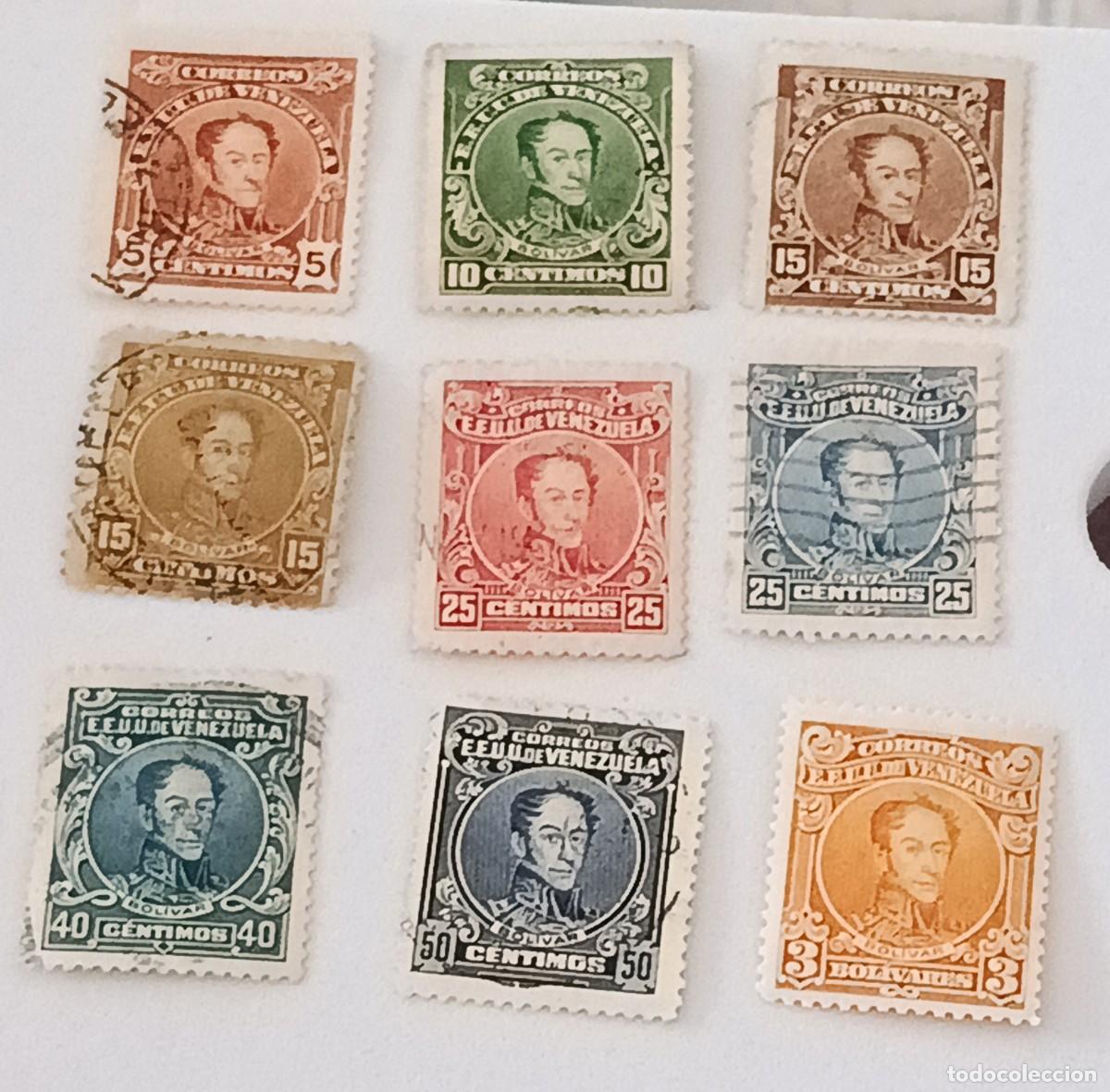 Sellos: Sellos Venezuela 1924-1928, Sim&oacute;n Bol&iacute;var.