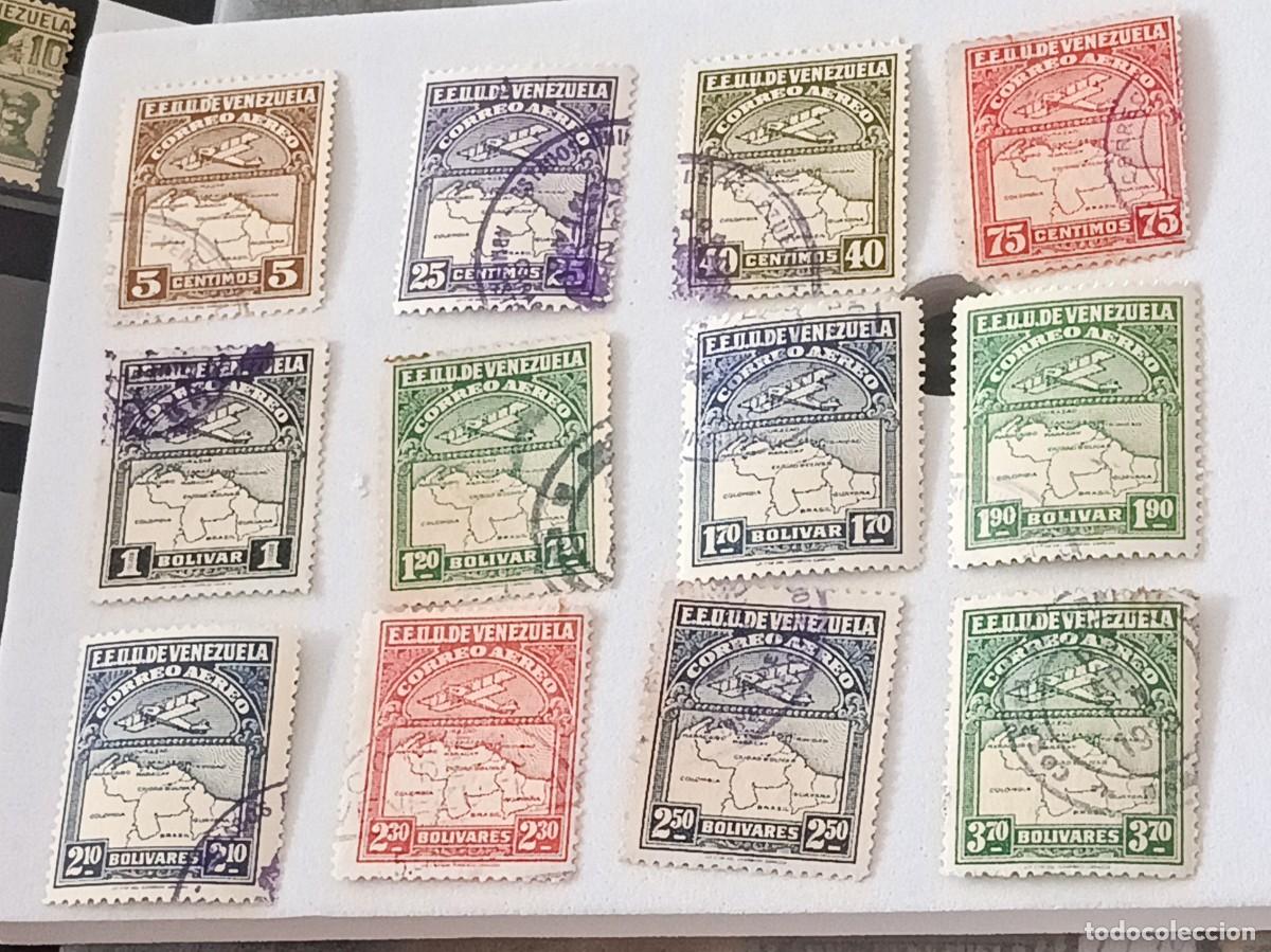 Sellos: Sellos Venezuela 1930, Venezuela y avi&oacute;n, correo a&eacute;reo.