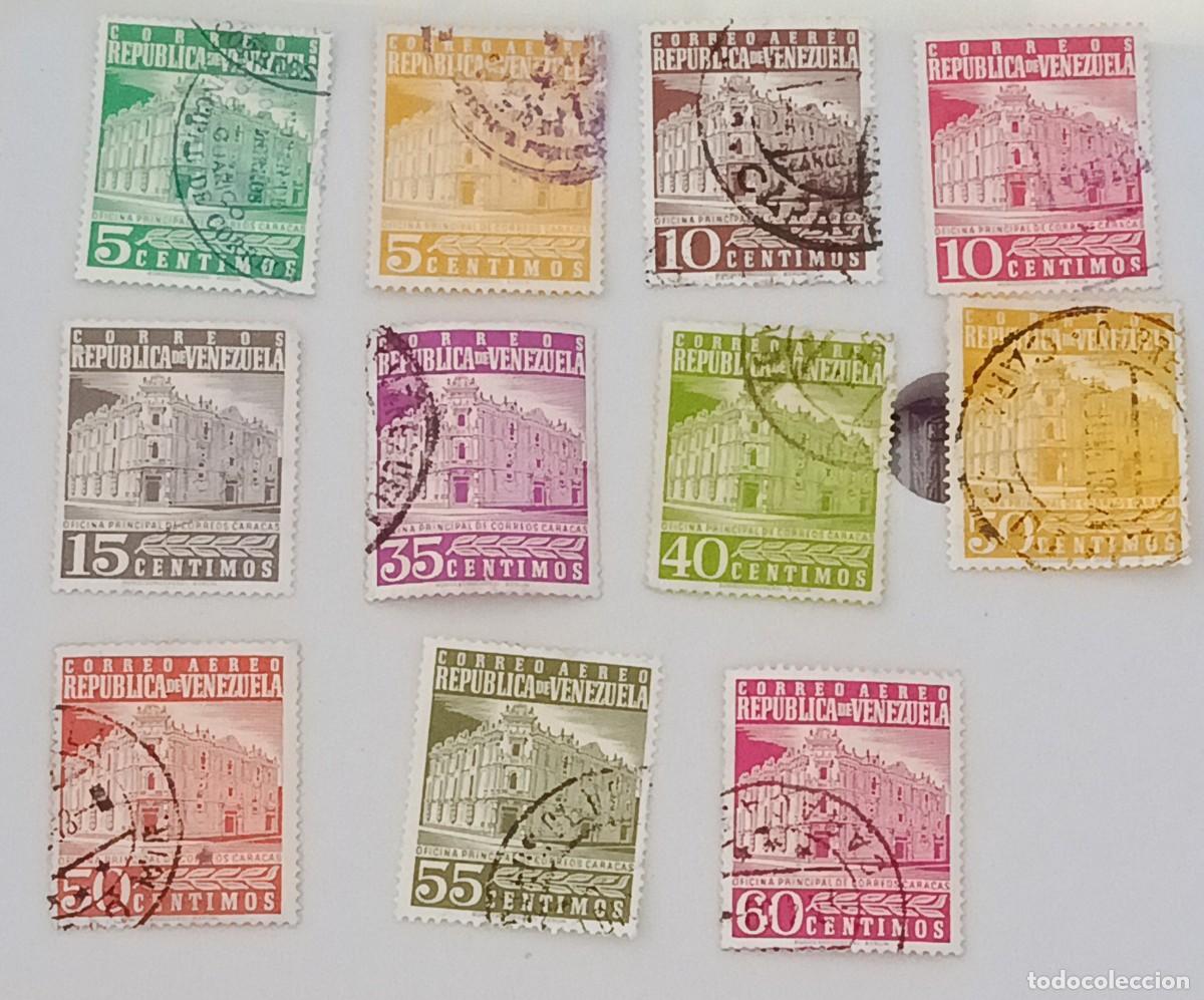 Sellos: Sellos Venezuela 1958. Oficina central de correos de Caracas.