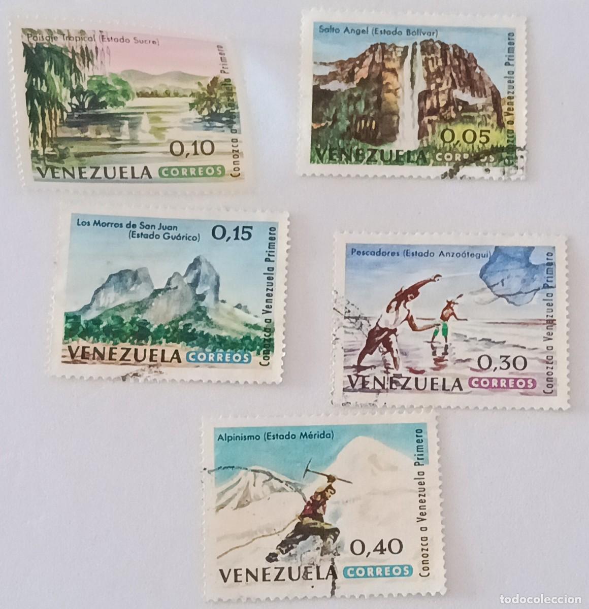 Sellos: Sellos Venezuela 1964 Turismo &rdquo;Conozca Venezuela Primero&rdquo;.