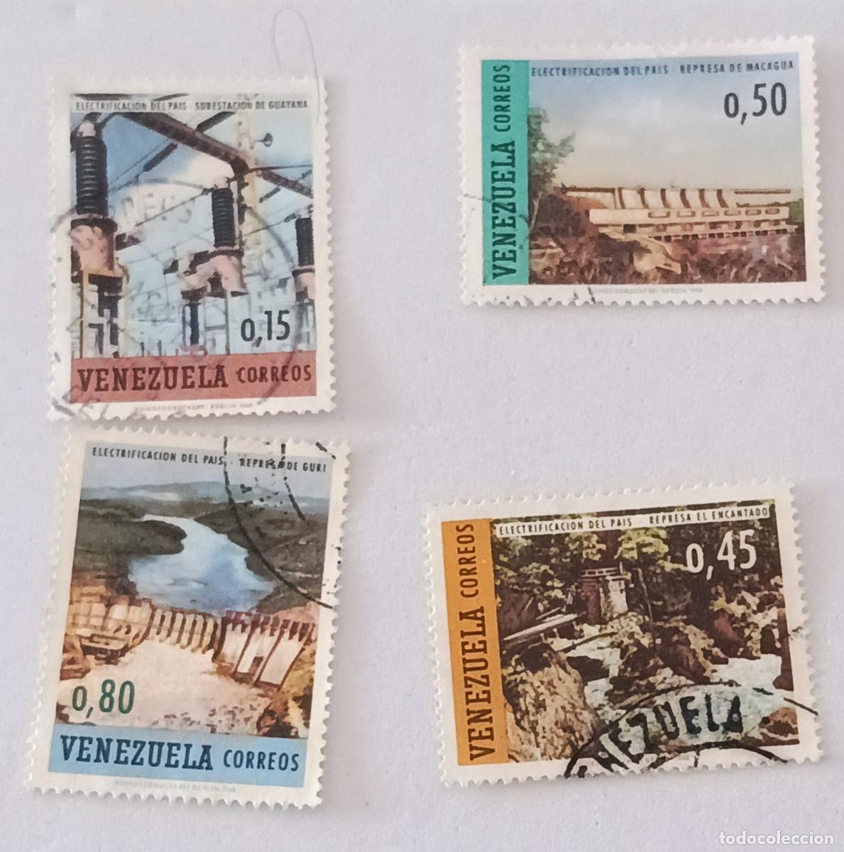 Sellos: Sellos Venezuela 1968 Electrificaci&oacute;n rural.