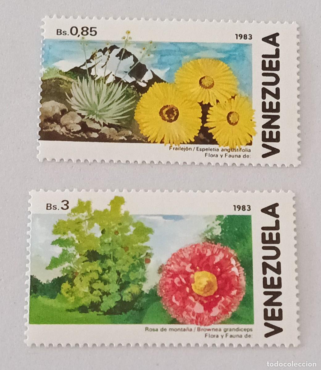 Sellos: Sellos Venezuela 1986 Flora y fauna. Pie de imprenta &rdquo;1983&rdquo;