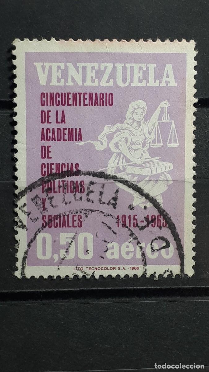 Sellos: VENEZUELA. A&Ntilde;O 1966. &deg;. Yvert A&eacute;reo 907