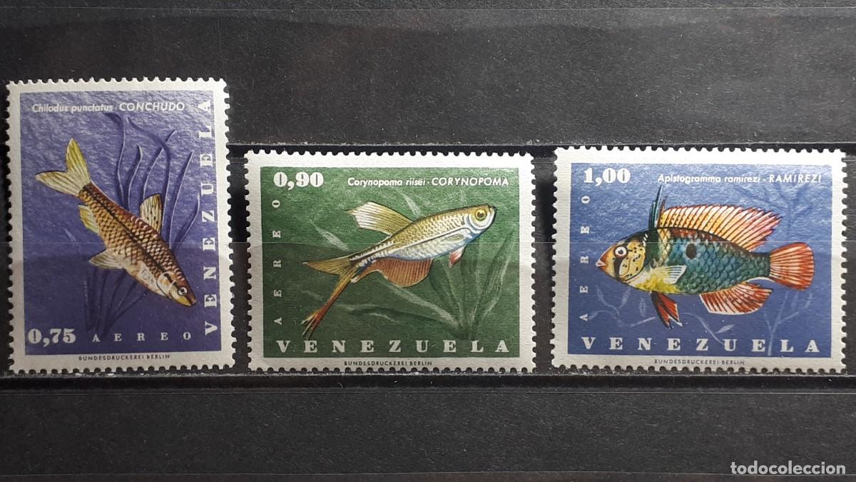 Sellos: VENEZUELA. FAUNA. A&Ntilde;O 1966. *. YVERT A&Eacute;REO 891/3