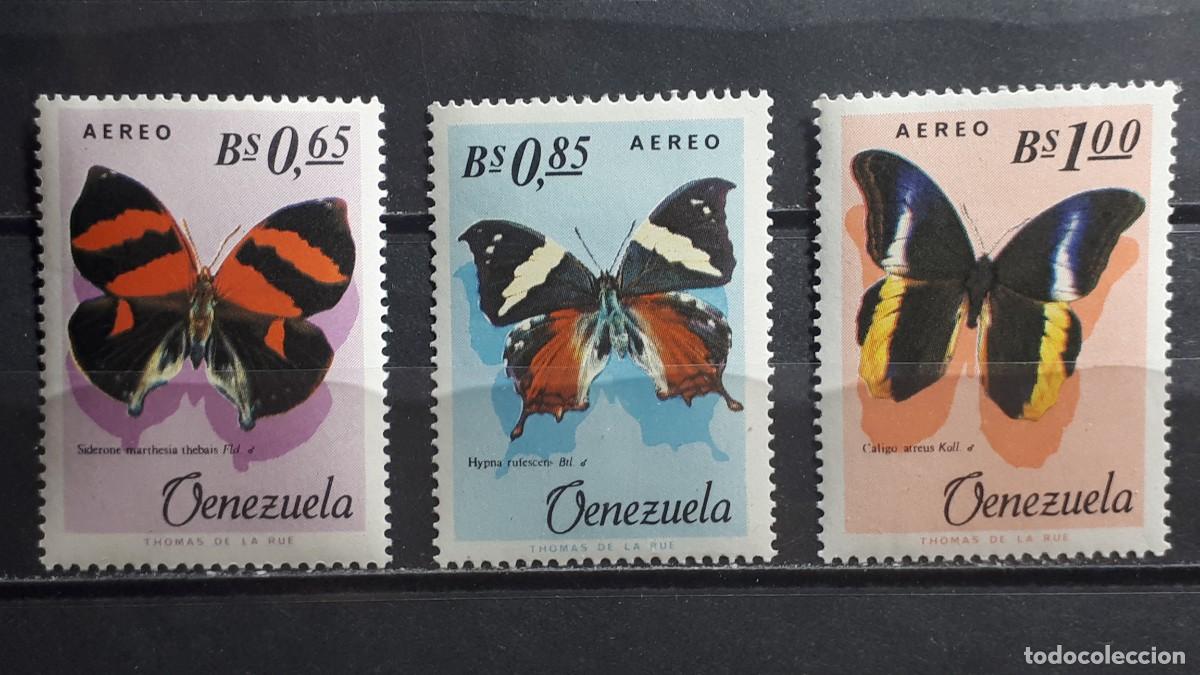 Sellos: VENEZUELA. FAUNA. A&Ntilde;O 1966. *. YVERT A&eacute;reo 873/5