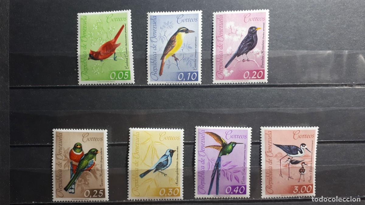 Sellos: VENEZUELA. AVES. A&Ntilde;O 1962. *. YVERT 660/6