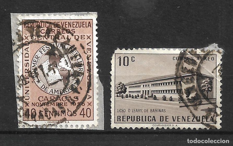 Sellos: venezuela 2 sellos usado - 1/8