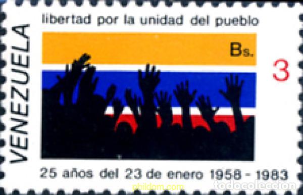 Sellos: 177712 MNH VENEZUELA 1983 25 ANIVERSARIO DEL FIN DE LA DICTADURA DE VENEZUELA
