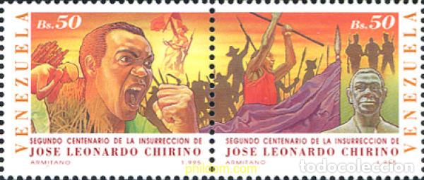 Stamps: 178594 MNH VENEZUELA 1995 200 ANIVERSARIO DE LA INSURRECCION DE JOSE LEONARDO CHIRINO