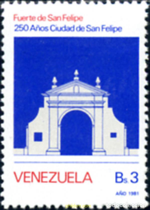 Stamps: 177634 MNH VENEZUELA 1981 250 ANIVERSARIO DE LA FUNDACION DE LA CIUDAD DE SAN FELIPE