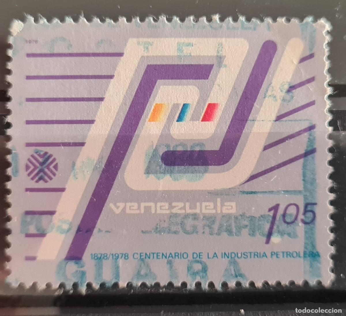 Sellos: Sello usado de Venezuela 1978: Centenario de la Compa&ntilde;&iacute;a nacional Petroleo de Tachira
