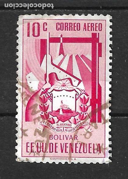 Sellos: venezuela 1956 sello usado - 19/47