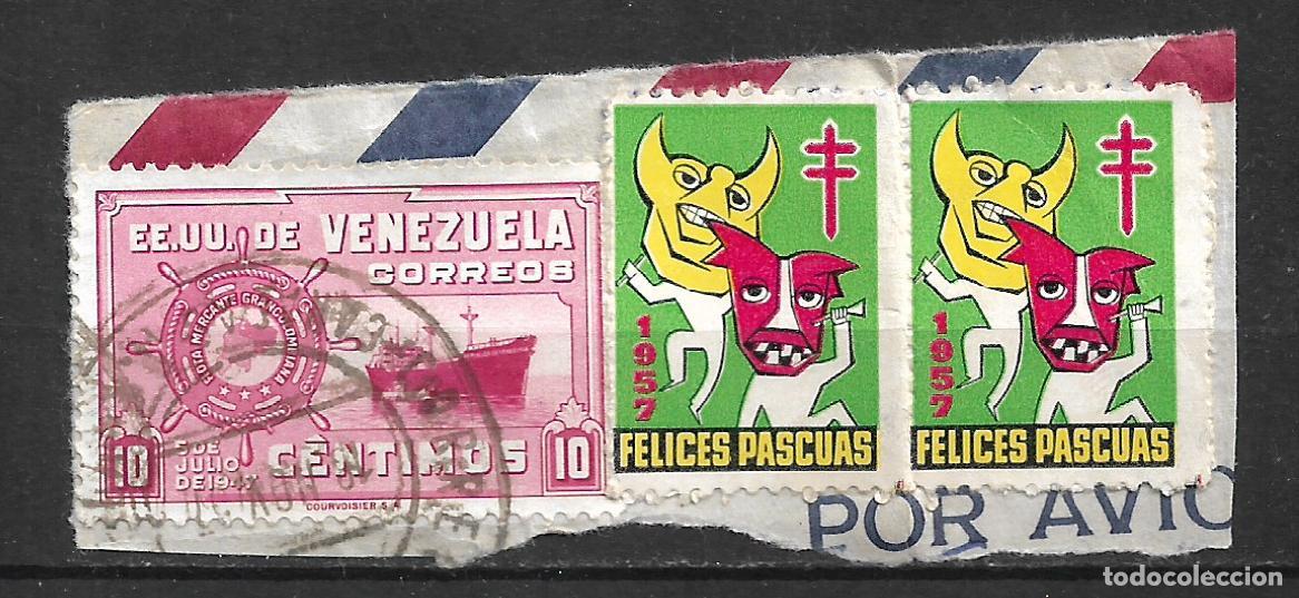 Sellos: venezuela 1957 sello usado - 19/48