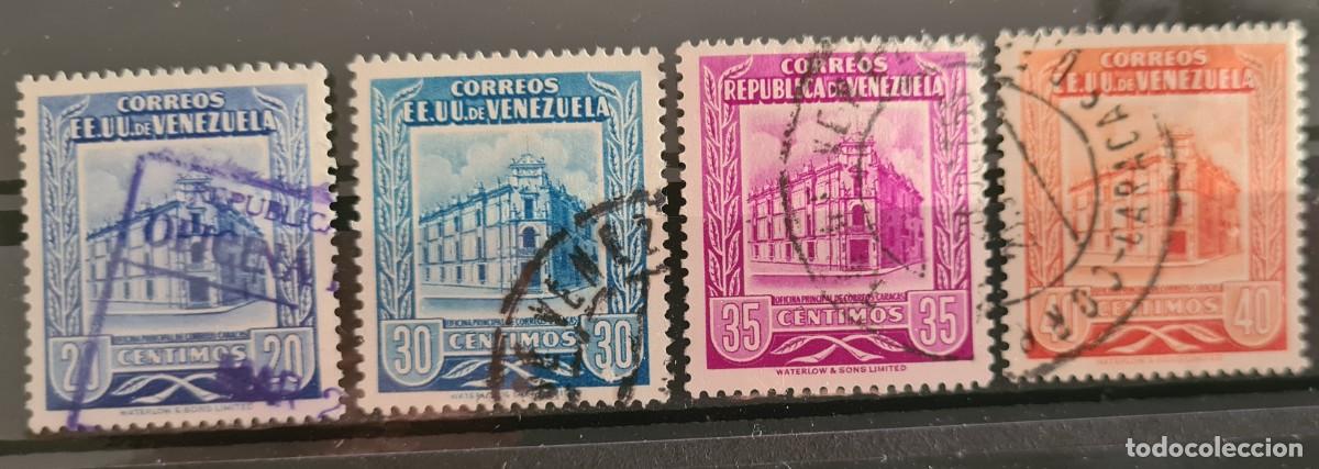 Briefmarken: Serie de sellos de Venezuela 1953: Edificio de Correos de Caracas