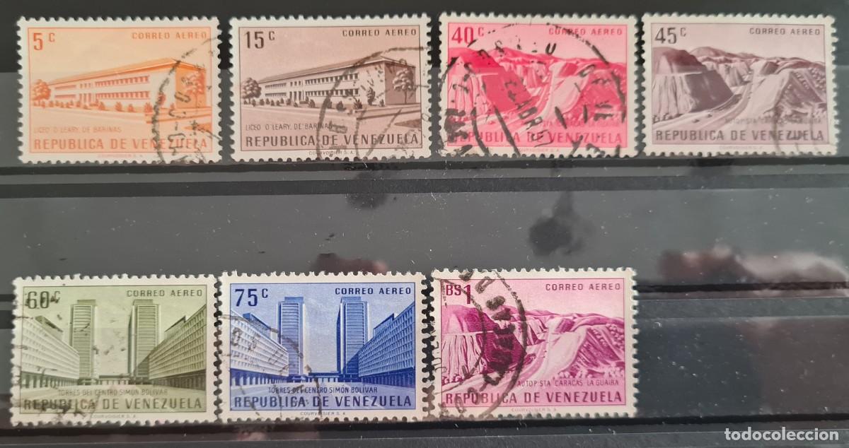 Briefmarken: Serie de sellos a&eacute;reos de Venezuela 1956: Lugares y monumentos
