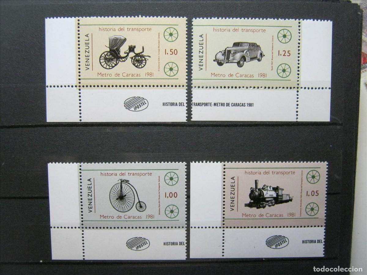 Sellos: VENEZUELA TRANSPORTE 1981 SERIE YVERT 1093/96 MNH** SIN CHARNELA LUJO.