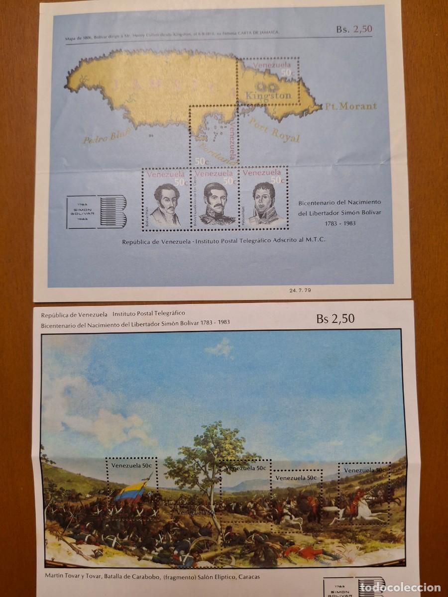 Selos: HB673 HOJITAS BLOQUE de VENEZUELA en NUEVO ideal para tematicas (leer descripcion)