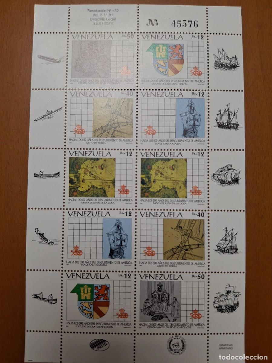 Briefmarken: HB679 HOJITAS BLOQUE de VENEZUELA en NUEVO ideal para tematicas (leer descripcion)