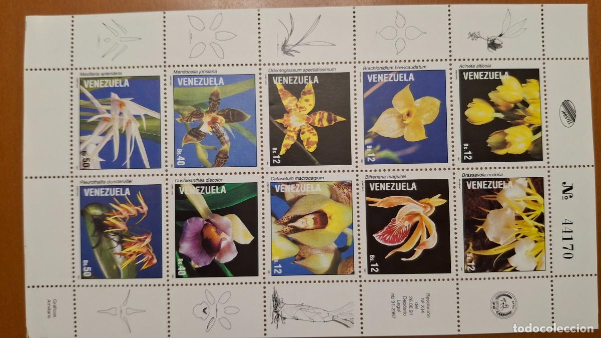 Stamps: HB682 HOJITAS BLOQUE de VENEZUELA en NUEVO ideal para tematicas (leer descripcion)