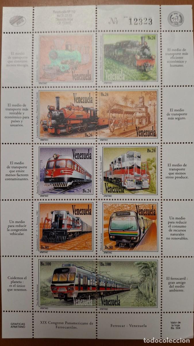 Francobolli: HB683 HOJITAS BLOQUE de VENEZUELA en NUEVO ideal para tematicas (leer descripcion)