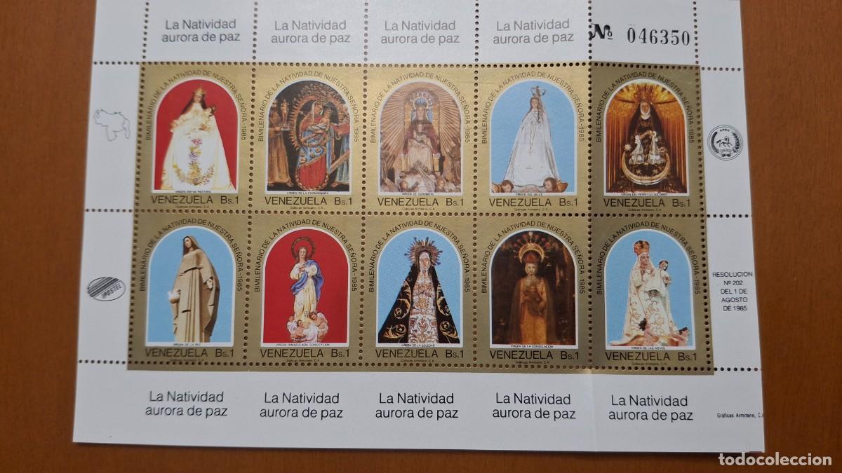 Timbres: HB684 HOJITAS BLOQUE de VENEZUELA en NUEVO ideal para tematicas (leer descripcion)