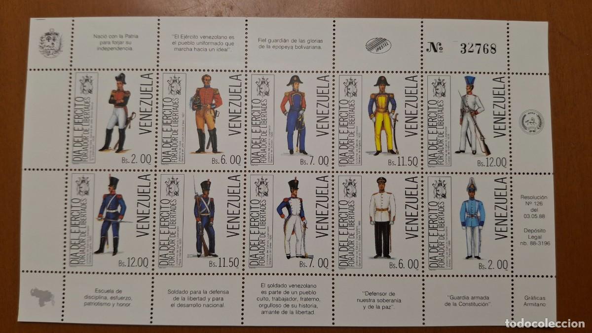 Francobolli: HB685 HOJITAS BLOQUE de VENEZUELA en NUEVO ideal para tematicas (leer descripcion)