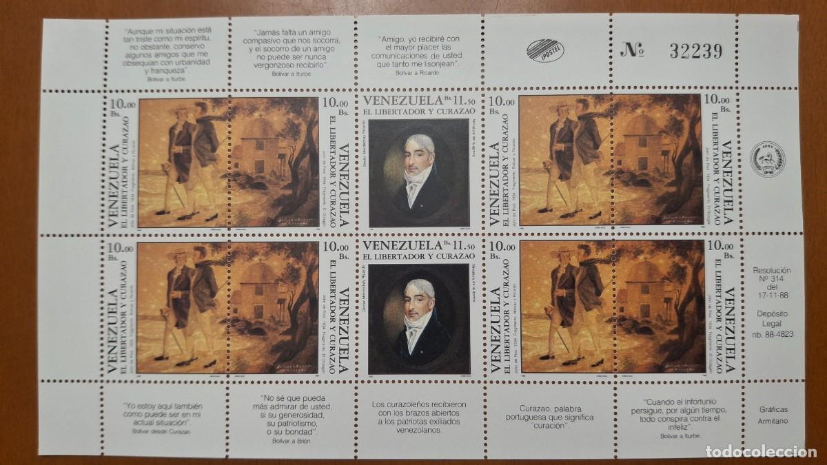 Francobolli: HB687 HOJITAS BLOQUE de VENEZUELA en NUEVO ideal para tematicas (leer descripcion)