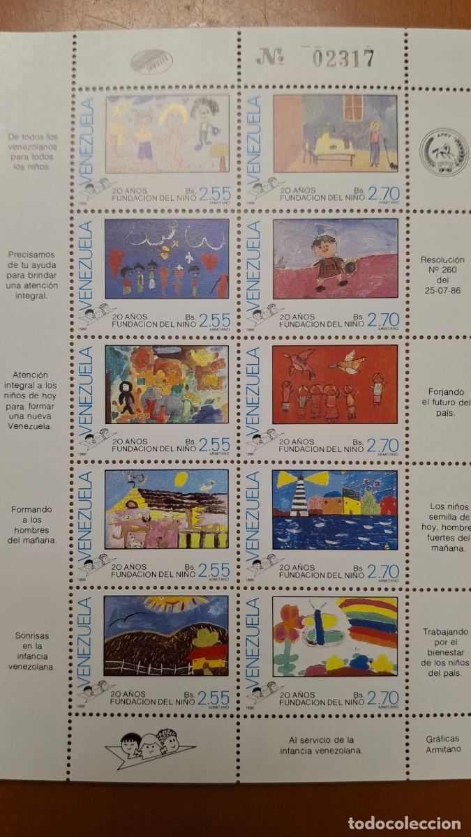 Sellos: HB698 HOJITAS BLOQUE de VENEZUELA en NUEVO ideal para tematicas (leer descripcion)